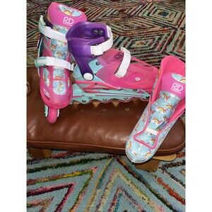 Roller Derby 2-in-1 Combo Quad and Inline Skates for Kids,Adjustable S12-2